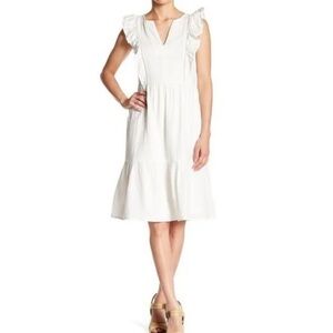 SPIRIT OF GRACE x NORDSTROM ‎ Ruffled Midi Sundress  Size Medium